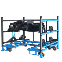 Storage rack auto parts turnover car for handling materials used in the factory automobile industry